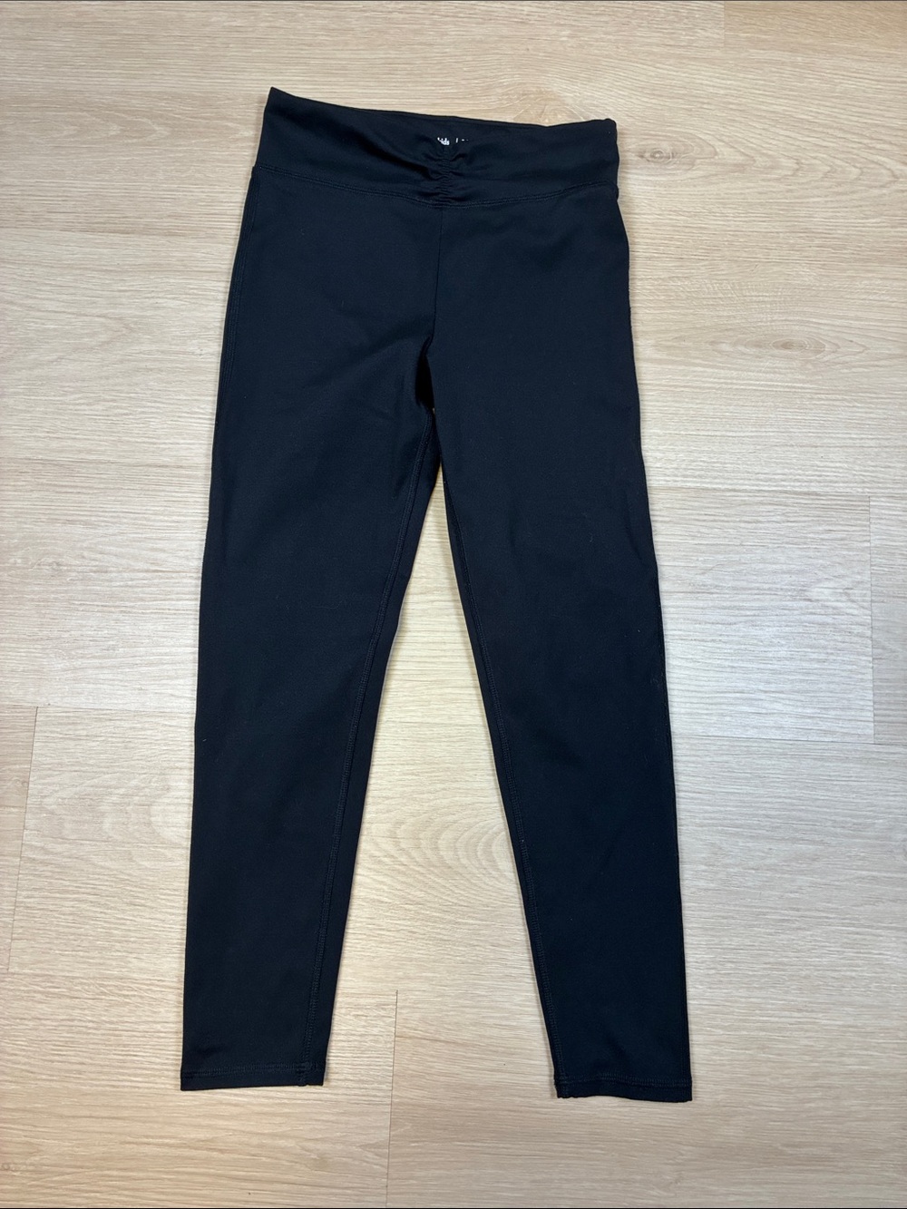 Abercrombie Kids Your Personal Best 7/8 Black Active Leggings